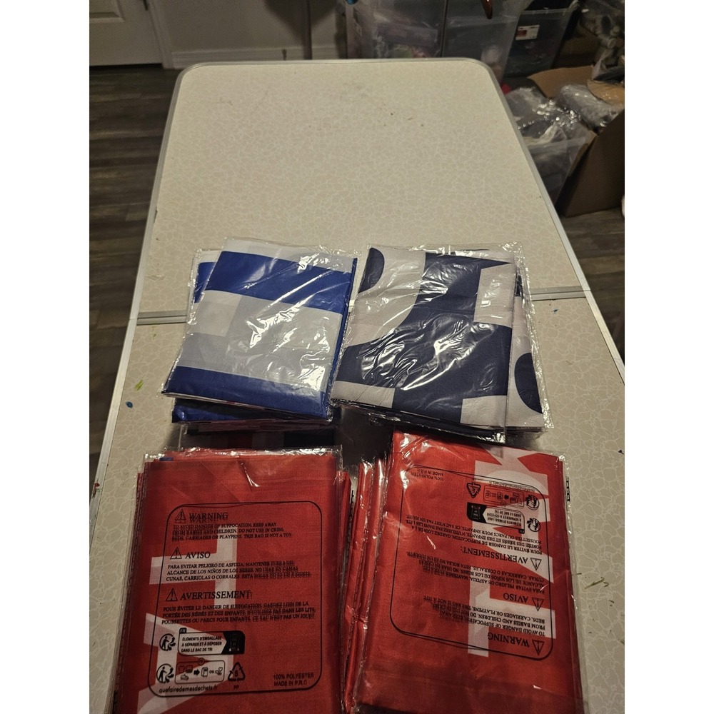 Huge Lot MAGA‎ Trump Supporter Lot 3x5 Flags Bracelets Koozies